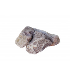 Камень для бани "Кварцит малиновый" обвалованный 20 кг