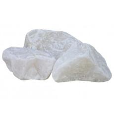 Камень для бани "Кварц белый отборный" ведро 10 кг